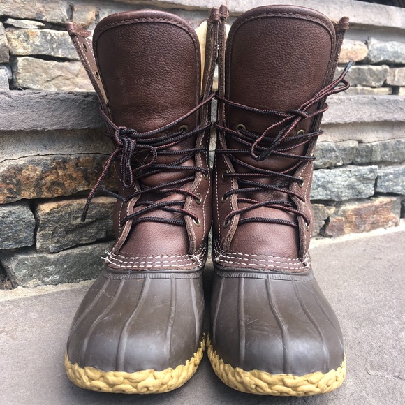 Shearling Lined Ll Bean Boots 